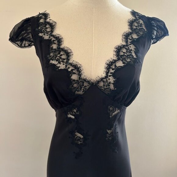 Betsey Johnson Dresses & Skirts - ***SOLD***Vintage Betsey Johnson Hollywood Ultra Silk Lace Midi Dress